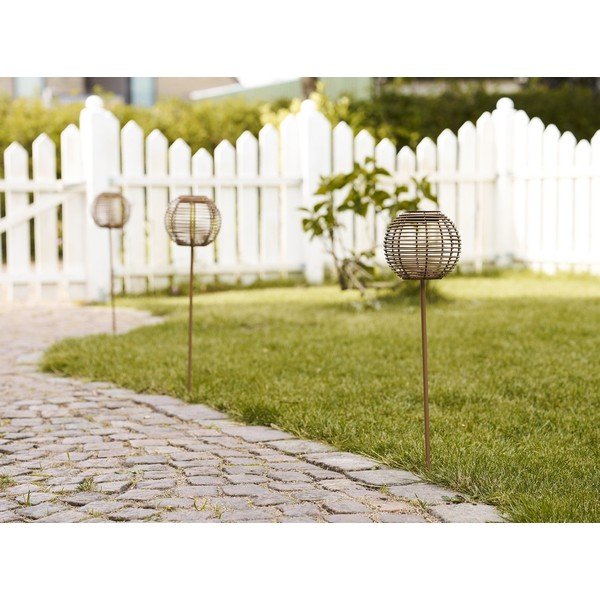 Corp de iluminat pentru exterior LED tip țepușă, de sol solar ø 17 cm Carlisle – House Nordic-image-2