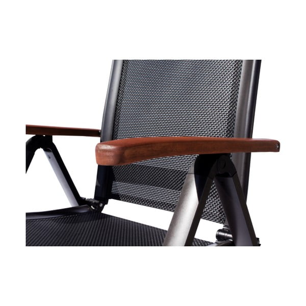 Fotoliu de grădină negru din metal Ass Comfort - Sun Garden-image-3