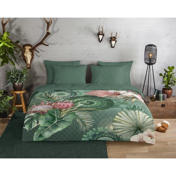 Lenjerie de pat verde din flanelă  140x200 cm – HIP-image-1