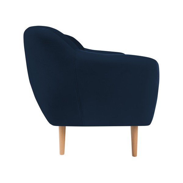 Canapea cu 2 locuri Mazzini Sofas BENITO, albastru închis-image-2