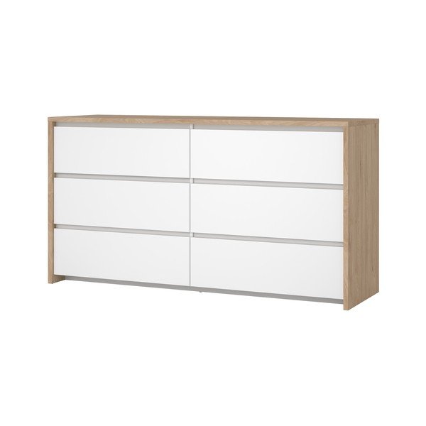 Comodă albă 157x84x48 cm Next – Tvilum-image-2