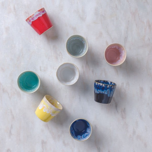 Ceașcă albă/albastră pentru espresso din gresie 90 ml Grespresso – Costa Nova-image-2