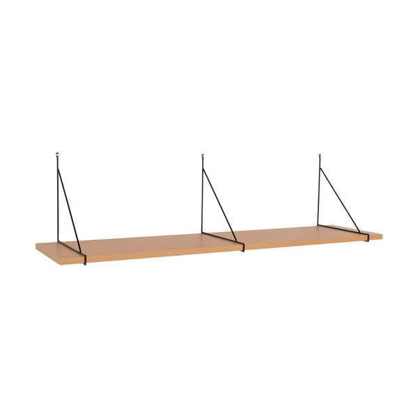 Raft în culoare naturală cu aspect de lemn de frasin 120 cm Chiba – House Nordic-image-1
