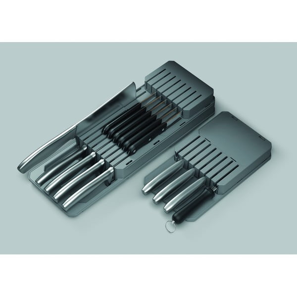 Suport de depozitare a cuțitelor Metaltex, gri-image-4