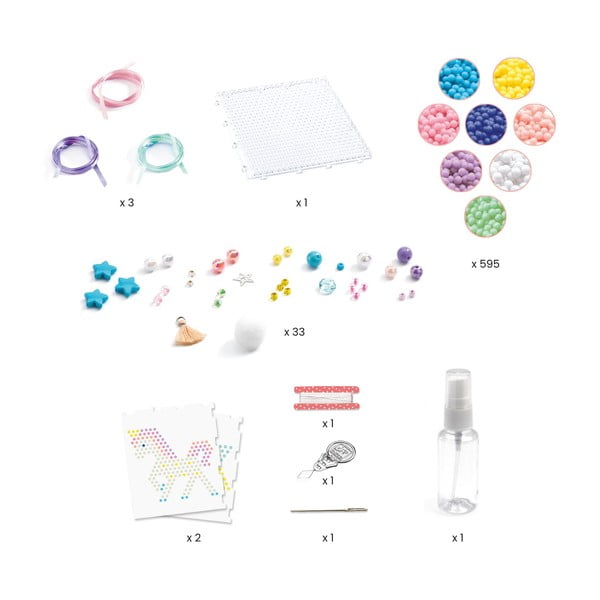 Set creativ cu mărgele Rainbow - Djeco-image-3