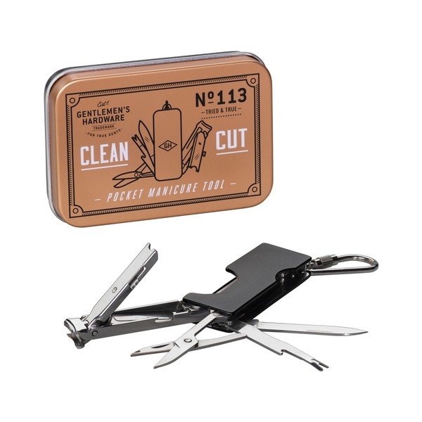Set manichiură cu carabină Gentlemen's Hardware, negru-image-1