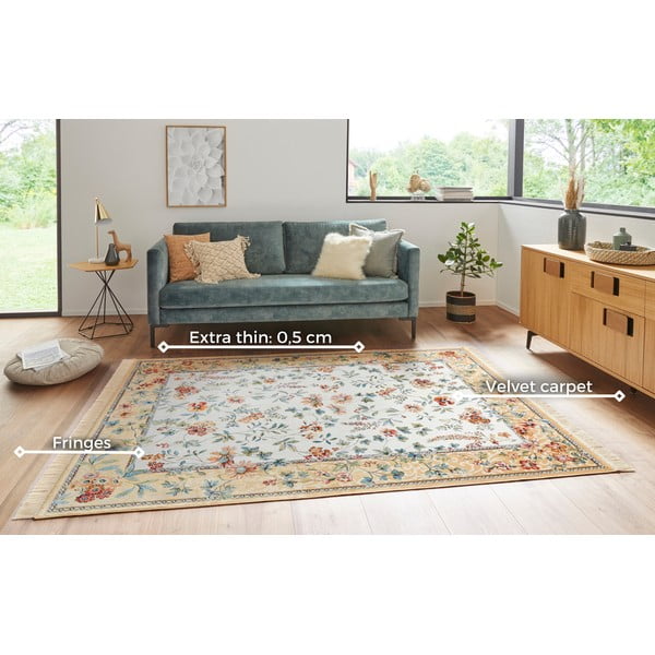 Covor bej din viscoză 160x230 cm Oriental – Nouristan-image-3