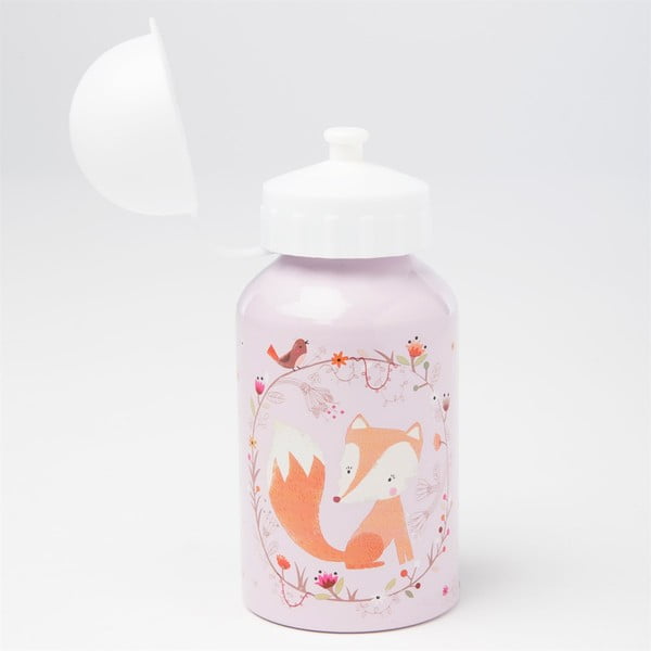 Sticlă pentru apă Sass & Belle Woodland, 300 ml, roz-image-2