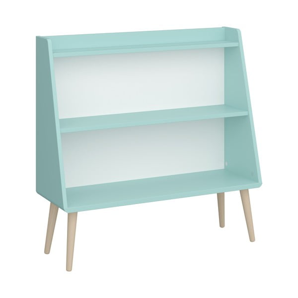 Bibliotecă de copii turcoaz 81.3x80 cm Gaia - Tvilum-image-2