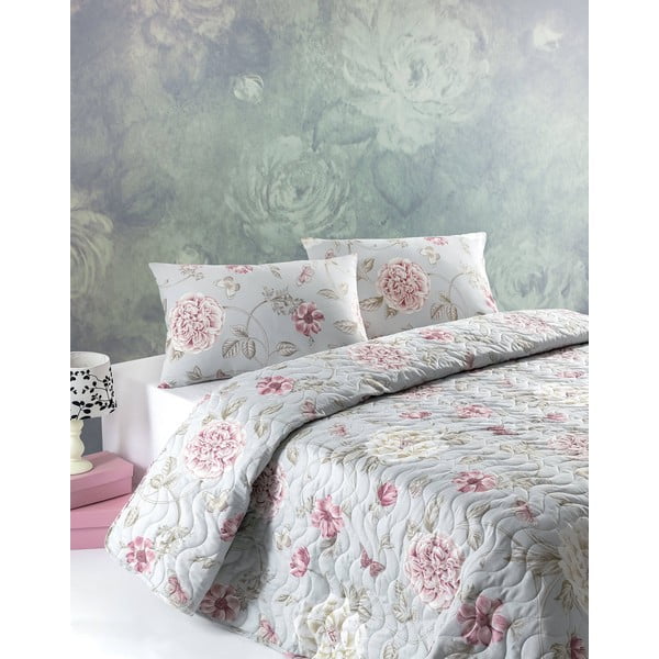 Set cuvertură matlasată și 2 față de pernă Mijolnir Sandiego, 160 x 200 cm-image-4