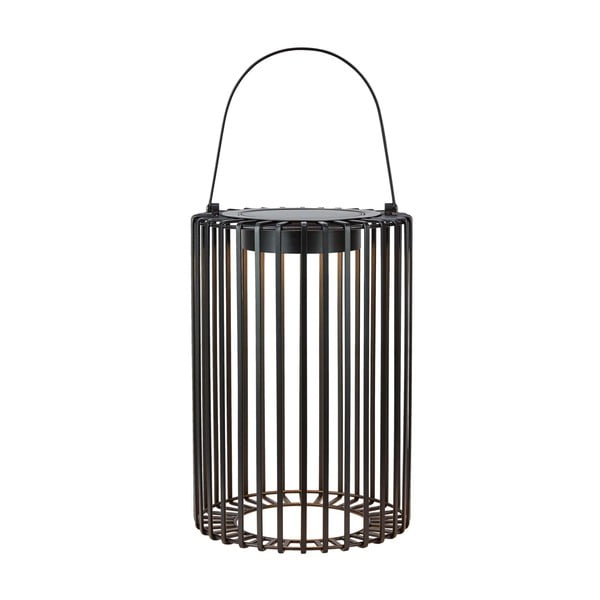 Felinar cu LED negru solar/cu USB (înălțime 54 cm) pentru exterior Cavia – Markslöjd