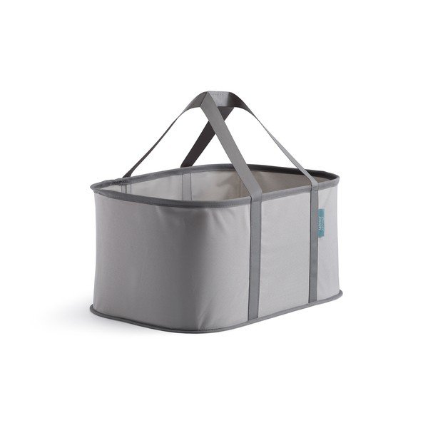 Coș de rufe gri din material textil pliabil 35 l Duo – Joseph Joseph