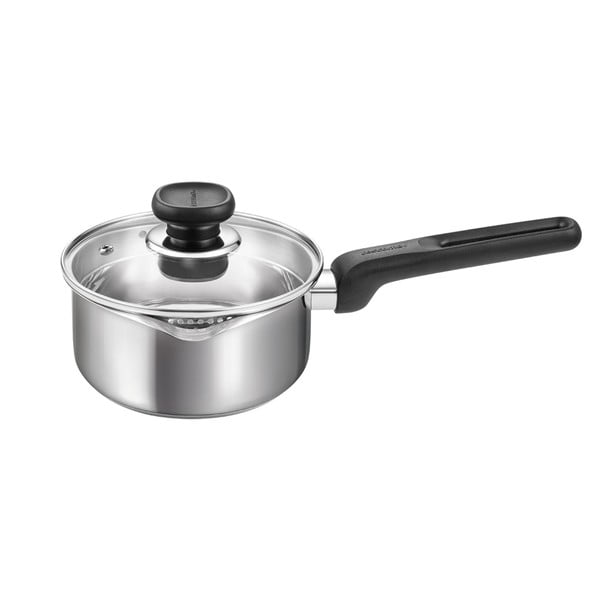 Tigaie cu capac din oțel inoxidabil 1,25 l adecvată pentru plita cu inducție Brava – Tescoma