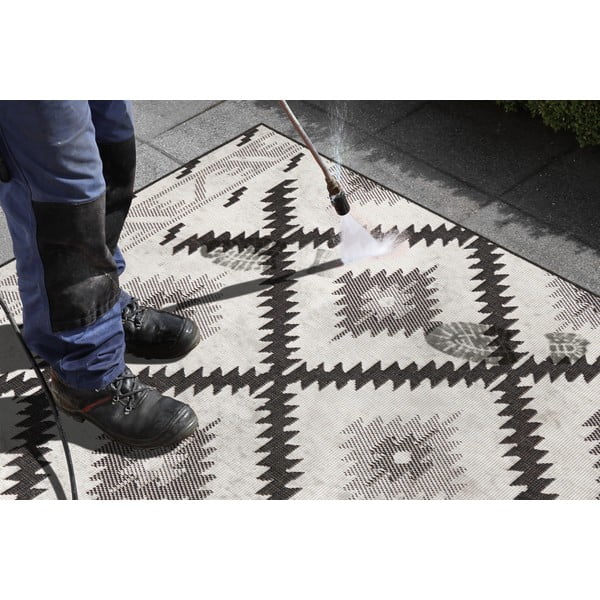 Covor adecvat pentru exterior NORTHRUGS Supreme Black, 230 x 160 cm, negru-crem-image-3