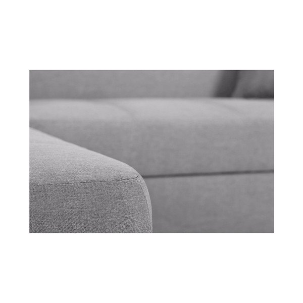 Canapea cu șezlong partea stângă Interieur De Famille Paris Bijou, gri deschis-image-3