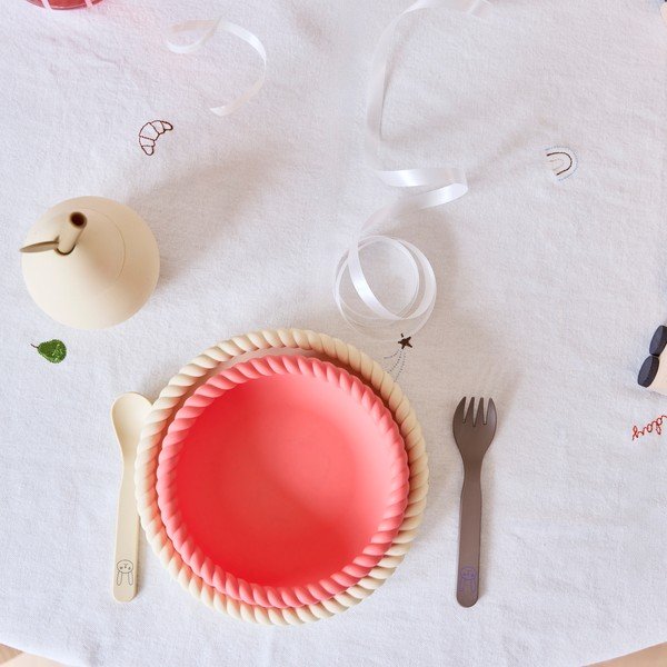 Set de veselă pentru copii 2 buc. din silicon Mellow – OYOY Mini-image-1