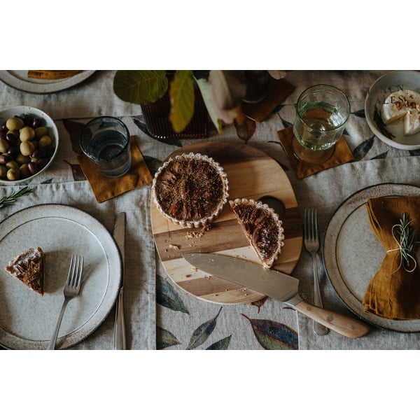 Suport din in pentru farfurie Linen Tales, 35 x 45 cm, bej-image-2