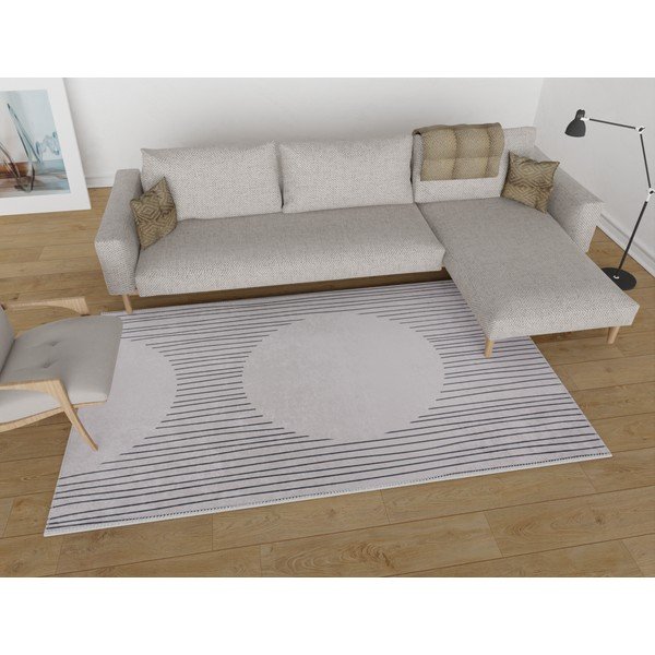 Covor crem lavabil 120x160 cm – Vitaus-image-1