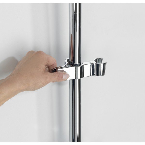 Suport pentru capul de duș argintiu lucios din oțel inoxidabil – Wenko-image-1