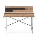 Birou de tip secretaire din lemn de stejar 60x113 cm Lila – Marckeric