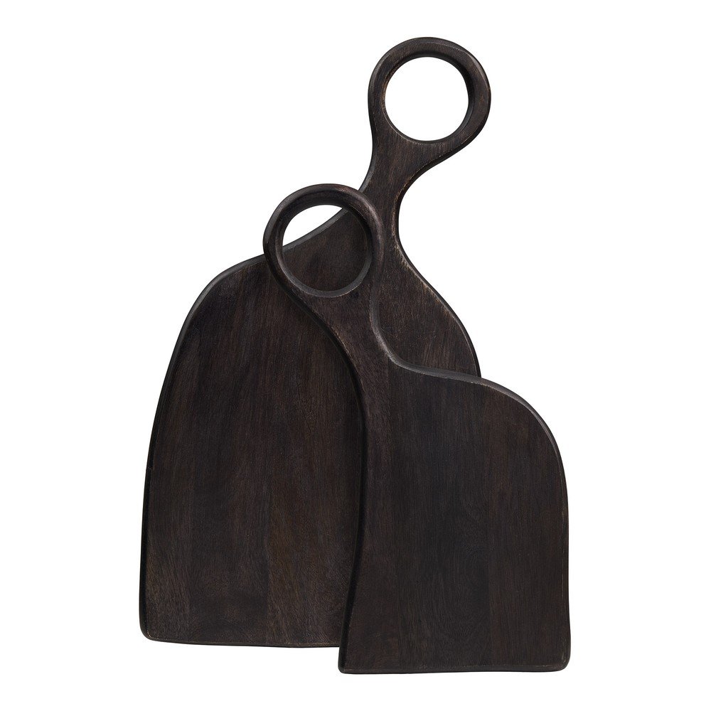 Tocătoare 2 buc. de servire din lemn 41 x 21 cm Palani – House Nordic