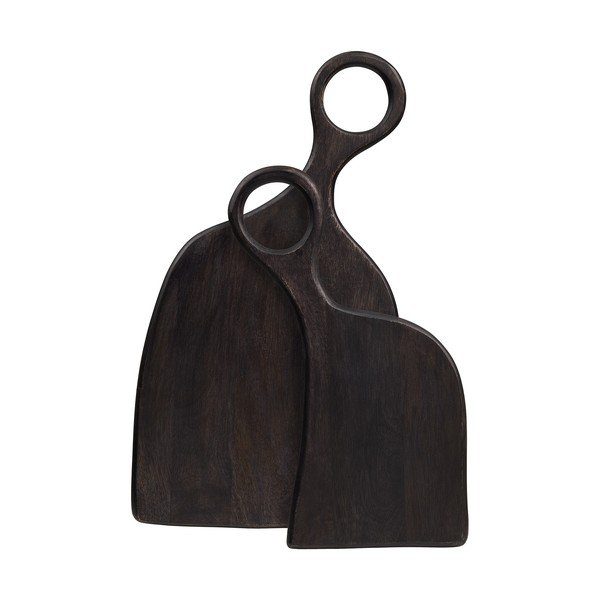 Tocătoare 2 buc. de servire din lemn 41 x 21 cm Palani – House Nordic