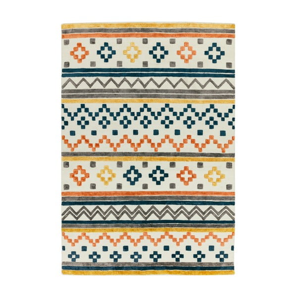 Covor Asiatic Carpets Theo Earth Tone Geo, 160 x 230 cm