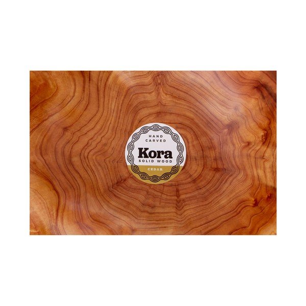 Bol pentru servit din lemn de cedru Premier Houseware Kora, ⌀ 35 cm-image-2