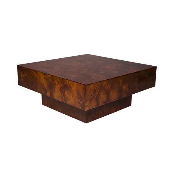 Măsuță de cafea în culoare naturală închisă cu aspect de lemn de nuc 90x90 cm Quinn – Dutchbone-image-2