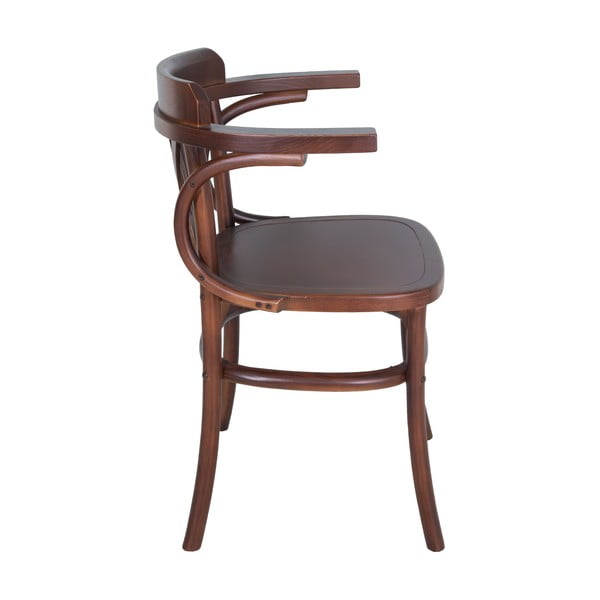 Scaun de dining maro din lemn masiv de ulm Montmartre – Antic Line-image-2