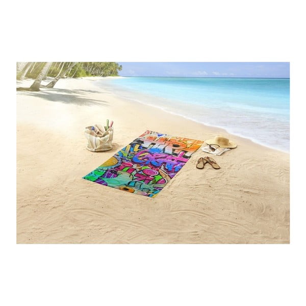 Prosop de plajă cu imprimeu HIP Grafity, 150 x 75 cm-image-1