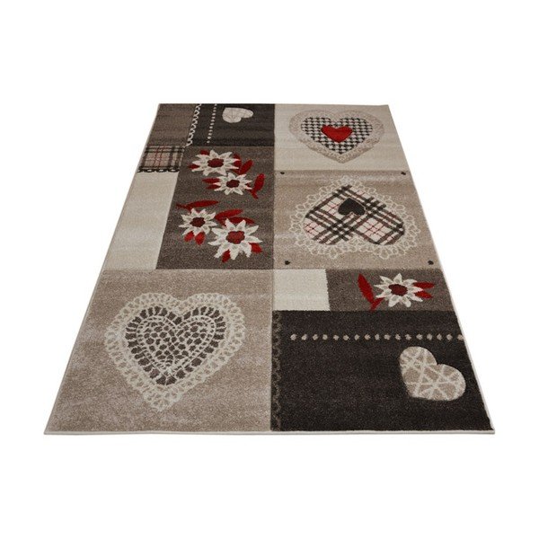 Covor Webtappeti Intarsio Brown Cosy, 160 x 230 cm-image-1