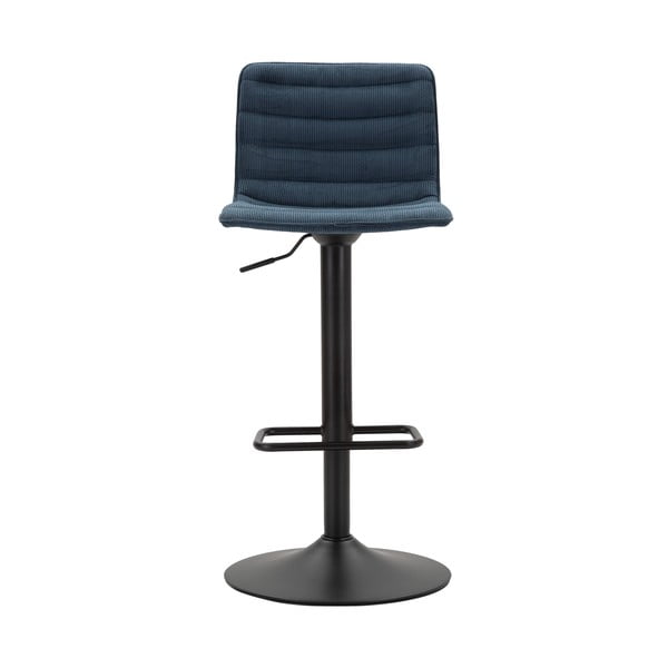 Scaun de bar albastru petrol/negru cu înălțime ajustabilă (înălțime șezut 61 cm) Malia – Mauro Ferretti-image-2