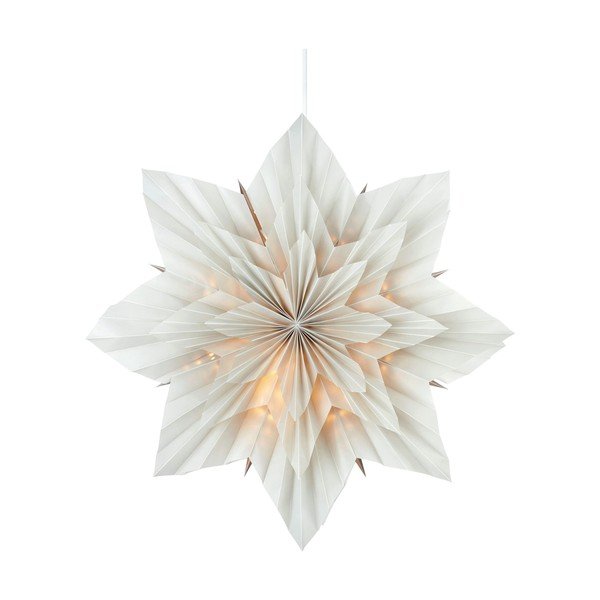 Decorațiune luminoasă suspendată de Crăciun Markslöjd Neela, înălțime 45 cm, gri