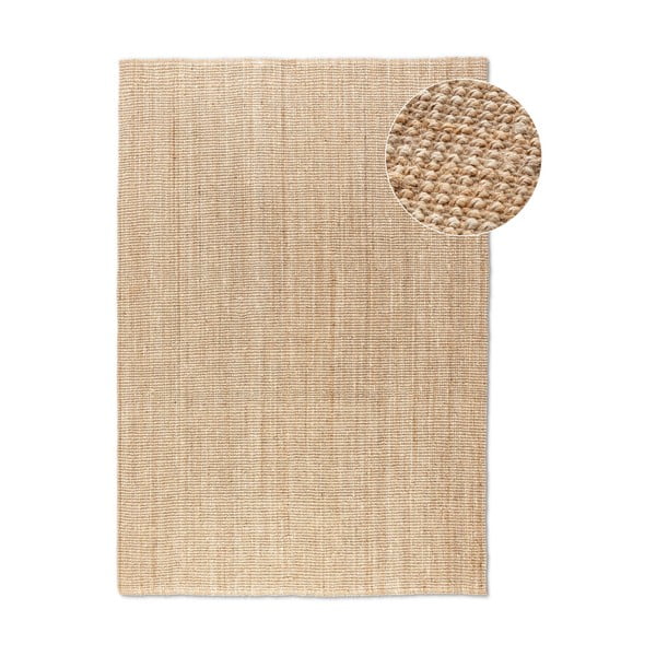 Covor în culoare naturală din iută 190x280 cm Bouclé – Hanse Home
