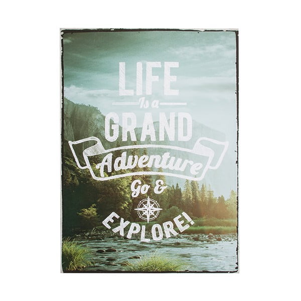 Tablou Graham & Brown Life Is Adventure, 50 x 70 cm