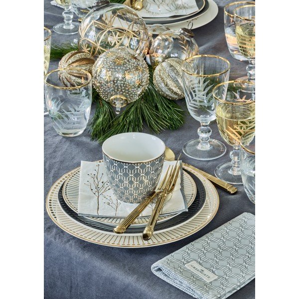 Cană din gresie Green Gate Rani, 100 ml, gri-image-1