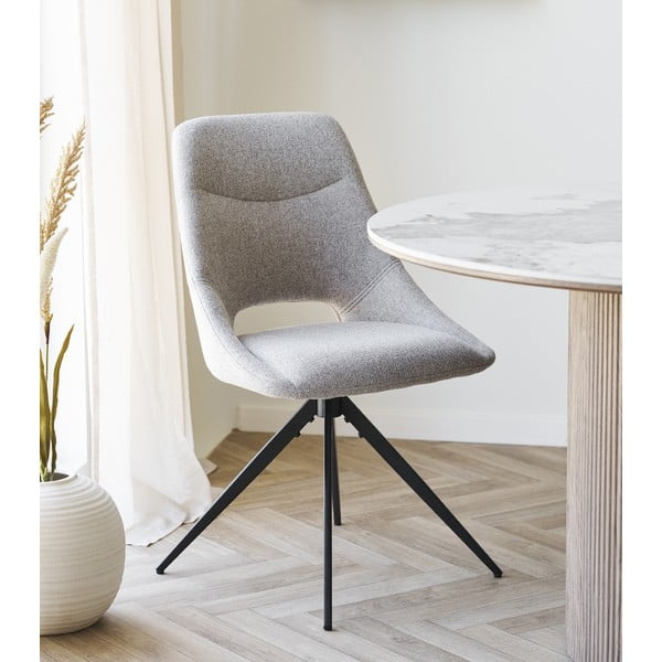 Scaun de dining bej tapițat Dokka – House Nordic-image-1