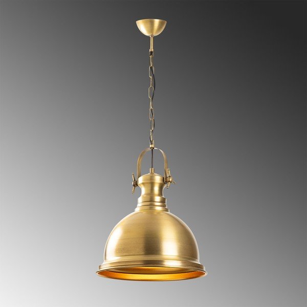 Lustră metalică Opviq lights Filio, auriu-image-1