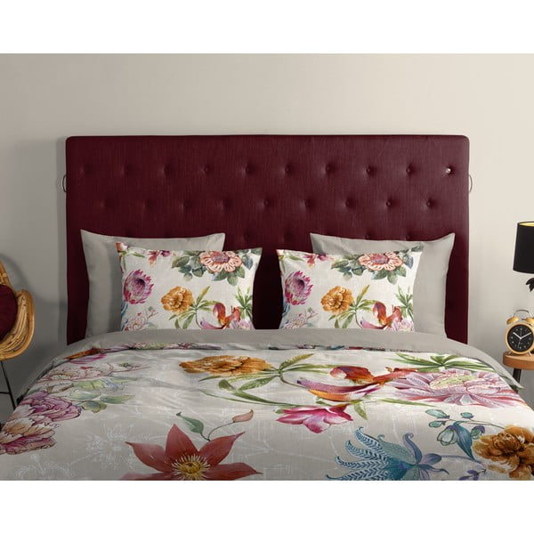 Lenjerie de pat bej din bumbac pentru pat de o persoană 140x200 cm – Good Morning-image-2