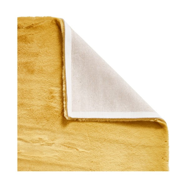 Covor Think Rugs Teddy, 60 x 120 cm, galben-image-3