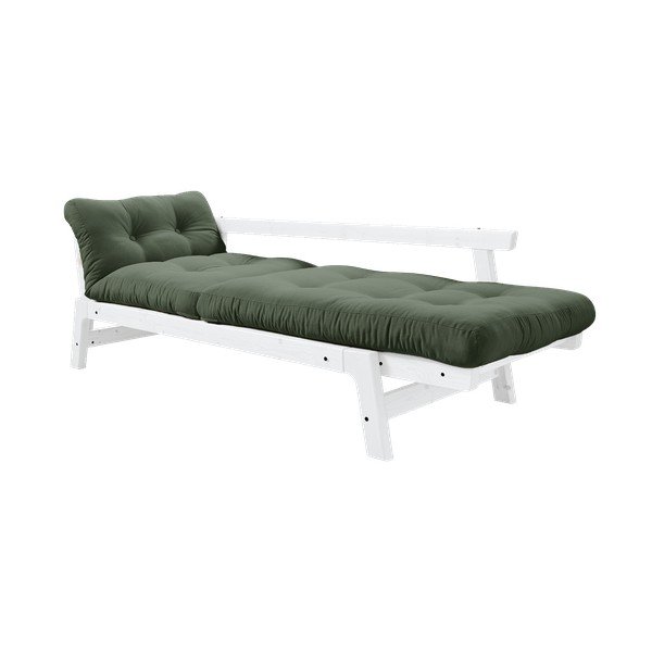 Canapea variabilă KARUP Design Step White, verde-image-3