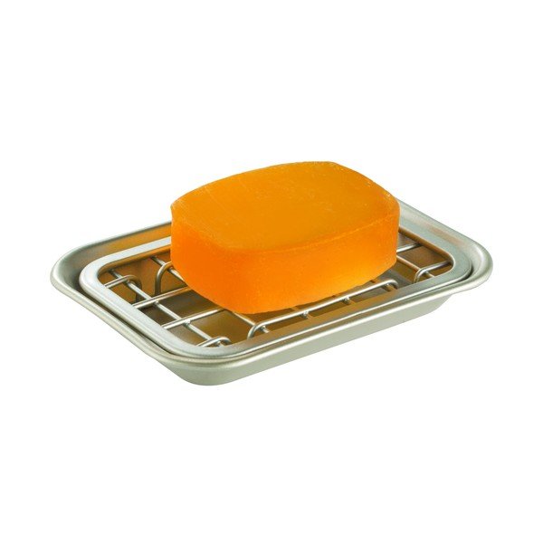 Săpunieră iDesign Gia, 14,5 x 10 cm, argintiu-image-2