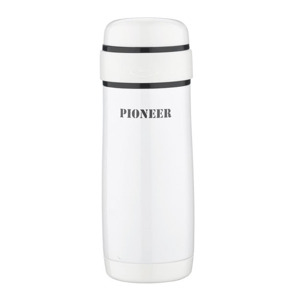 Sticlă portabilă albă Pioneer Capsule, 320 ml