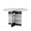 Măsuță de cafea alb-negru rotundă din marmură ø 61 cm Rosito – Bloomingville