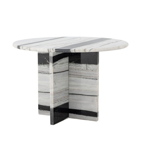 Măsuță de cafea alb-negru rotundă din marmură ø 61 cm Rosito – Bloomingville