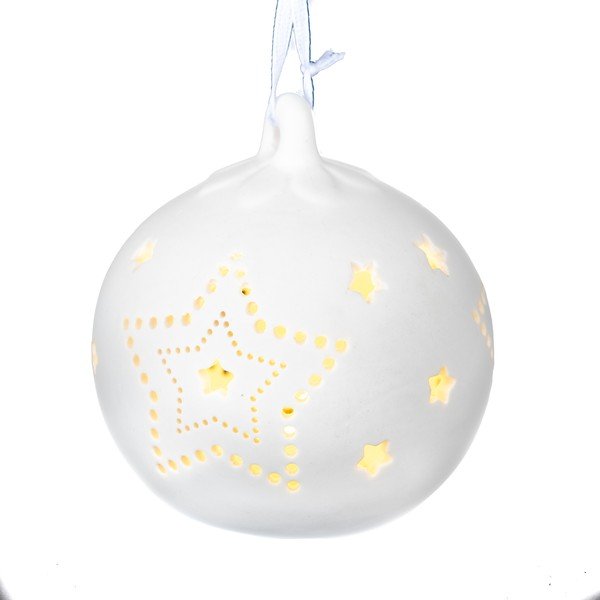 Ornament de suspendat din porțelan cu LED Dakls