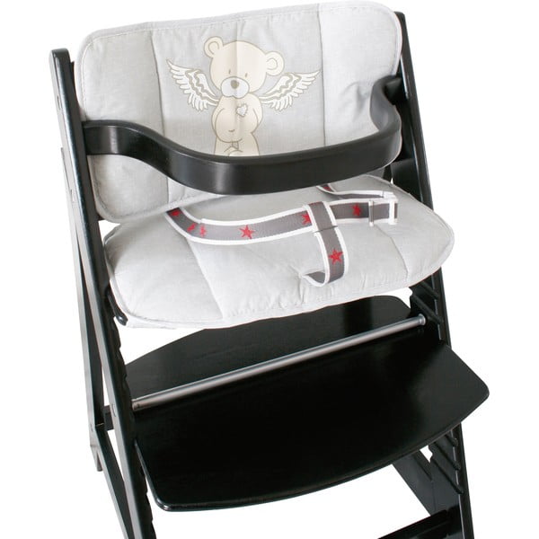 Pernă de scaun pentru copii gri Heartbreakerbär – Roba-image-2