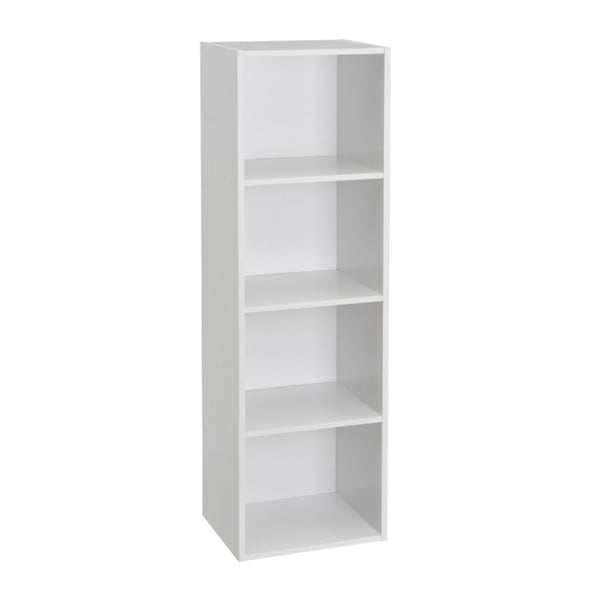 Bibliotecă albă 30x106x24 cm Cube – Casa Selección