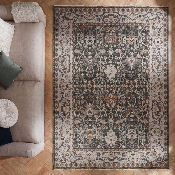 Covor verde 80x140 cm Amelina Vintage – Flair Rugs-image-2